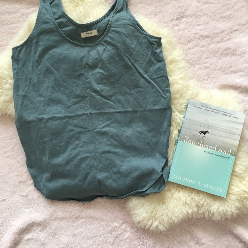 Madewell Singlet Side Slit Tank - Picture 4 of 6